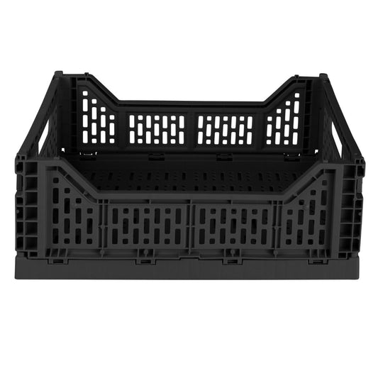 Fuller Black Foldable Basket - 15L